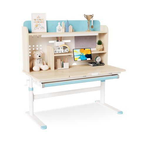  Bộ bàn học thông minh gỗ tự nhiên LEO X1200 