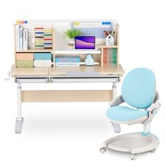 Bộ bàn học thông minh gỗ tự nhiên iSmart Klever K120