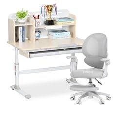 Bộ bàn học thông minh gỗ tự nhiên iSmart P100