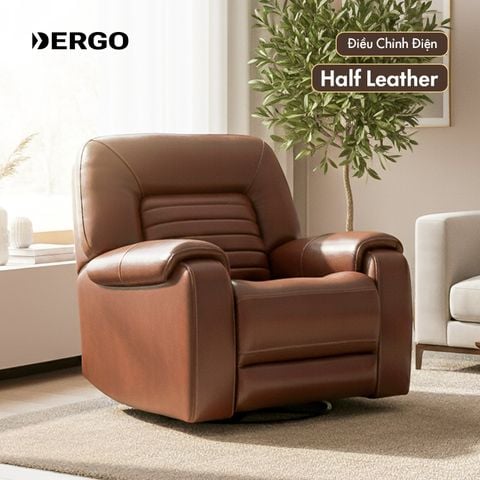 Sofa thư giãn chỉnh điện da thật EU-U70631M 