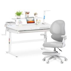 Bộ bàn học thông minh gỗ tự nhiên iSmart H120L