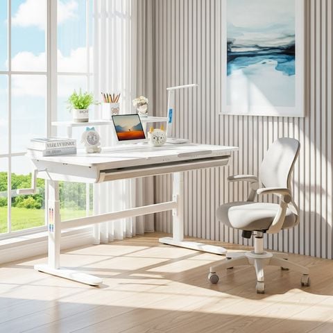  Bộ bàn học thông minh gỗ tự nhiên iSmart H120L 