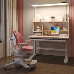 Bộ bàn học thông minh gỗ tự nhiên iSmart A12