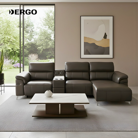  Sofa góc L3-4 chỗ, kèm bàn trà (góc trái hoặc phải) 