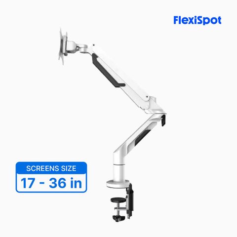  Giá treo màn hình tay đỡ màn hình đơn 17-36 inch - Flexispot MA8W (White) 