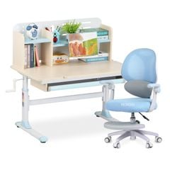Bộ bàn học thông minh gỗ tự nhiên iSmart P100