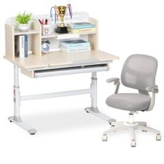 Bộ bàn học thông minh gỗ tự nhiên iSmart P100