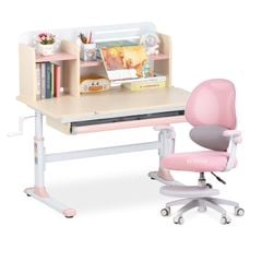 Bộ bàn học thông minh gỗ tự nhiên iSmart P100