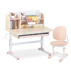 Bộ bàn học thông minh gỗ tự nhiên iSmart P100