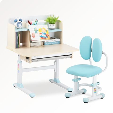  Bộ bàn học thông minh gỗ tự nhiên iSmart P80 