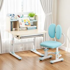 Bộ bàn học thông minh gỗ tự nhiên iSmart P80