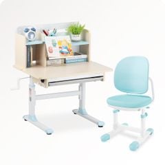 Bộ bàn học thông minh gỗ tự nhiên iSmart P80