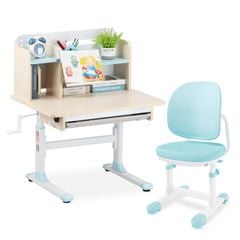 Bộ bàn học thông minh gỗ tự nhiên iSmart P80