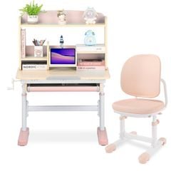 Bộ bàn học thông minh gỗ tự nhiên iSmart Q80