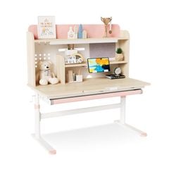 Bộ bàn học thông minh gỗ tự nhiên LEO X1200