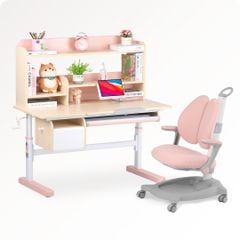 Bộ bàn học thông minh gỗ tự nhiên iSmart Q120