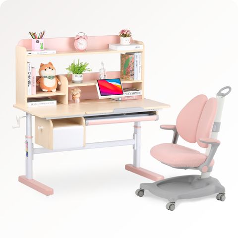  Bộ bàn học thông minh gỗ tự nhiên iSmart Q120 