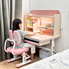 Bộ bàn học thông minh gỗ tự nhiên iSmart Q120