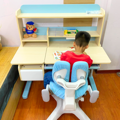 Bộ bàn học thông minh gỗ tự nhiên iSmart Q120