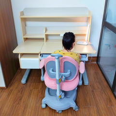 Bộ bàn học thông minh gỗ tự nhiên iSmart Q120
