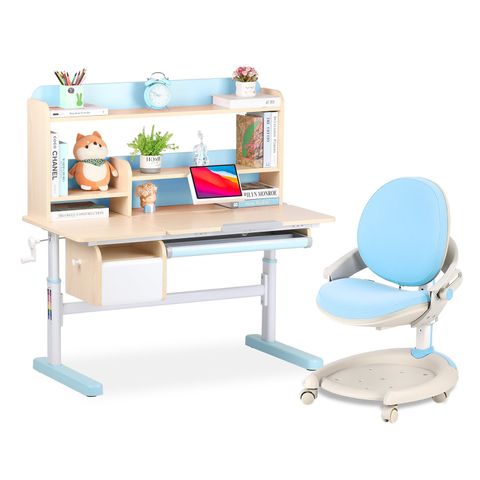  Bộ bàn học thông minh gỗ tự nhiên iSmart Q120 