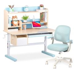 Bộ bàn học thông minh gỗ tự nhiên iSmart Q120