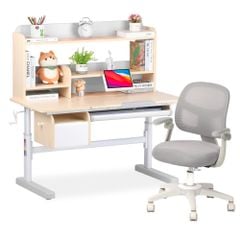 Bộ bàn học thông minh gỗ tự nhiên iSmart Q120