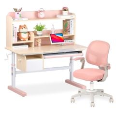 Bộ bàn học thông minh gỗ tự nhiên iSmart Q120