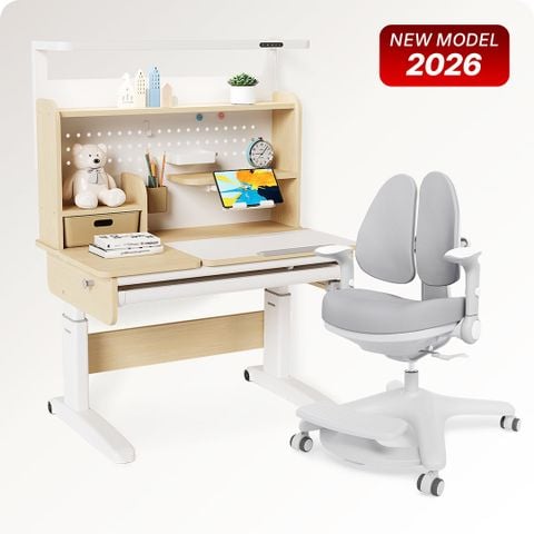  Bộ bàn học thông minh gỗ tự nhiên iSmart Stella R105-Lux 