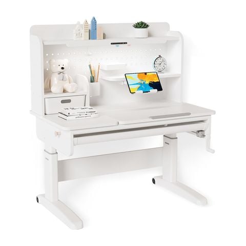  Bộ bàn học thông minh gỗ tự nhiên iSmart Stella R120-Lite 