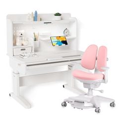 Bộ bàn học thông minh gỗ tự nhiên iSmart Stella R120-Lite