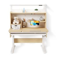 Bộ bàn học thông minh gỗ tự nhiên iSmart Stella R120-Lux
