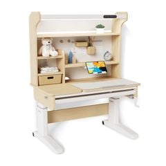 Bộ bàn học thông minh gỗ tự nhiên iSmart Stella R120-Pro