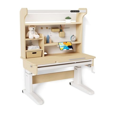  Bộ bàn học thông minh gỗ tự nhiên iSmart Stella R120-Pro 