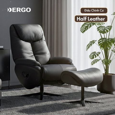  Sofa thư giãn chỉnh cơ da thật hiện đại Snow 