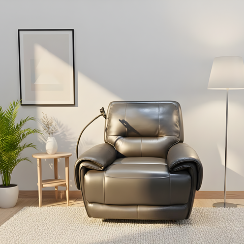  Sofa thư giãn chỉnh điện da thật EU-UK70856M 