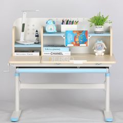 Bộ bàn học thông minh gỗ tự nhiên LEO X1000