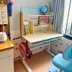 Bộ bàn học thông minh gỗ tự nhiên LEO X1000H