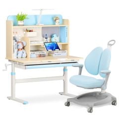 Bộ bàn học thông minh gỗ tự nhiên LEO X1000H