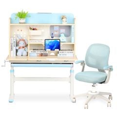 Bộ bàn học thông minh gỗ tự nhiên LEO X1000H