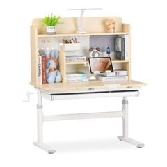 Bộ bàn học thông minh gỗ tự nhiên LEO X1000H