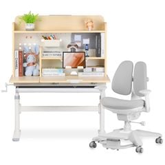 Bộ bàn học thông minh gỗ tự nhiên LEO X1000H