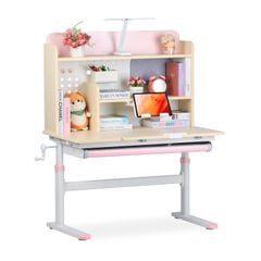 Bộ bàn học thông minh gỗ tự nhiên LEO X1000H