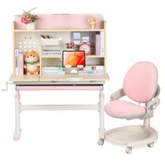 Bộ bàn học thông minh gỗ tự nhiên LEO X1000H