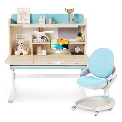 Bộ bàn học thông minh gỗ tự nhiên LEO X1200