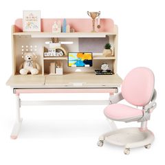 Bộ bàn học thông minh gỗ tự nhiên LEO X1200