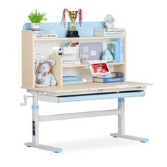 Bộ bàn học thông minh gỗ tự nhiên LEO X1200