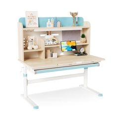 Bộ bàn học thông minh gỗ tự nhiên LEO X1200