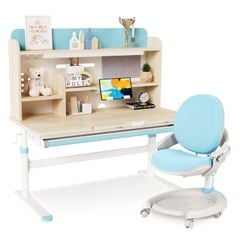 Bộ bàn học thông minh gỗ tự nhiên LEO X1200