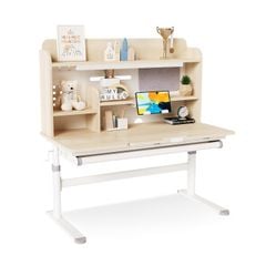 Bộ bàn học thông minh gỗ tự nhiên LEO X1200